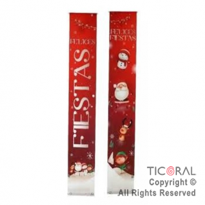 BANNER DE PUERTA FELIZ A�O 180 CM x 1